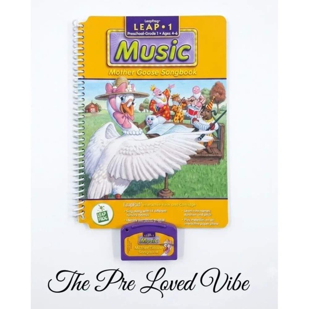 Leap Frog Leapster Leap 1 BOOK CARTRIDGE Mother Goose Songbook